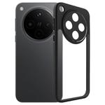OPPO Find X8s+ Frosted TPU + Transparent PC Phone Case(Black)