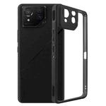 For Asus ROG Phone 8 / 8 Pro Frosted TPU + Transparent PC Phone Case(Black)