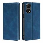 For ZTE Anshin Family Skin Feel Magnetic Leather Phone Case(Blue)