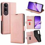 For vivo V50 Lite 5G Ultra-thin Voltage Side Buckle Horizontal Flip Leather Phone Case(Rose Gold)