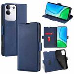 For vivo Y29 4G Global Ultra-thin Voltage Side Buckle Horizontal Flip Leather Phone Case(Blue)