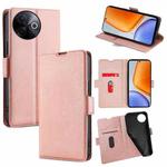 For vivo Y39 5G Global Ultra-thin Voltage Side Buckle Horizontal Flip Leather Phone Case(Rose Gold)