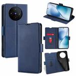 For vivo X200s 5G Ultra-thin Voltage Side Buckle Horizontal Flip Leather Phone Case(Blue)