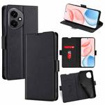For Honor 400 Global 156.5mm Ultra-thin Voltage Side Buckle Horizontal Flip Leather Phone Case(Black)