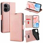 For Honor 400 Global 156.5mm Ultra-thin Voltage Side Buckle Horizontal Flip Leather Phone Case(Rose Gold)