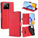 For Honor X60 GT 5G Ultra-thin Voltage Side Buckle Horizontal Flip Leather Phone Case(Red)