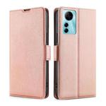 For ZTE Blabe V41 Smart 4G Ultra-thin Voltage Side Buckle Horizontal Flip Leather Phone Case(Rose Gold)