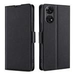 For ZTE Anshin Family Ultra-thin Voltage Side Buckle Horizontal Flip Leather Phone Case(Black)