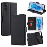 For ZTE nubia S 5G A403ZT Ultra-thin Voltage Side Buckle Horizontal Flip Leather Phone Case(Black)