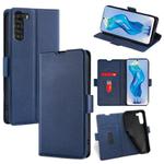 For ZTE nubia S 5G A403ZT Ultra-thin Voltage Side Buckle Horizontal Flip Leather Phone Case(Blue)