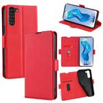 For ZTE nubia S 5G A403ZT Ultra-thin Voltage Side Buckle Horizontal Flip Leather Phone Case(Red)
