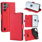For ZTE nubia RedMagic 10 Pro Ultra-thin Voltage Side Buckle Horizontal Flip Leather Phone Case(Red)