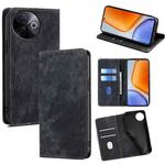 For vivo Y39 5G Global RFID Anti-theft Brush Magnetic Leather Phone Case(Black)