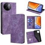For vivo Y39 5G Global RFID Anti-theft Brush Magnetic Leather Phone Case(Purple)