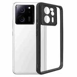 For Xiaomi Redmi K60 Ultra Frosted TPU + Transparent PC Phone Case(Black)