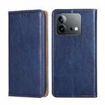 For vivo iQOO Neo 8 / 8 Pro 5G Gloss Oil Solid Color Magnetic Leather Phone Case(Blue)
