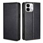 For vivo iQOO Z9x 5G Gloss Oil Solid Color Magnetic Leather Phone Case(Black)