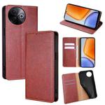 For vivo Y39 5G Global Gloss Oil Solid Color Magnetic Leather Phone Case(Brown)