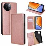 For vivo Y39 5G Global Gloss Oil Solid Color Magnetic Leather Phone Case(Rose Gold)
