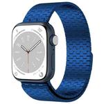 For Apple Watch 8 41mm Magnetic Buckle Stainless Steel Metal Watch Band(Blue)
