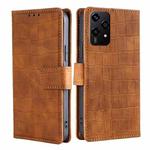 For Honor 200 Lite 5G Global Skin Feel Crocodile Magnetic Clasp Leather Phone Case(Brown)