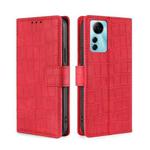 For ZTE Blabe V41 Smart 4G Skin Feel Crocodile Magnetic Clasp Leather Phone Case(Red)