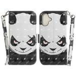 For iPhone 16 Plus 3D Colored Horizontal Flip Leather Phone Case(Angry Bear)