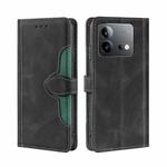 For vivo iQOO Neo 8 / 8 Pro 5G Skin Feel Magnetic Buckle Leather Phone Case(Black)