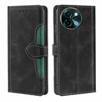 For vivo Y38 5G / T3x 5G Global Skin Feel Magnetic Buckle Leather Phone Case(Black)