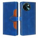 For vivo Y38 5G / T3x 5G Global Skin Feel Magnetic Buckle Leather Phone Case(Blue)