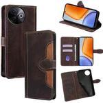For vivo Y39 5G Global Skin Feel Magnetic Buckle Leather Phone Case(Brown)