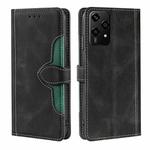 For Honor 200 Lite 5G Global Skin Feel Magnetic Buckle Leather Phone Case(Black)