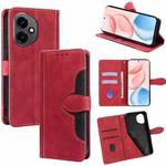 For Honor 400 Global 156.5mm Skin Feel Magnetic Buckle Leather Phone Case(Red)