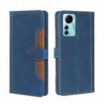 For ZTE Blabe V41 Smart 4G Skin Feel Magnetic Buckle Leather Phone Case(Blue)