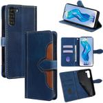For ZTE nubia S 5G A403ZT Skin Feel Magnetic Buckle Leather Phone Case(Blue)