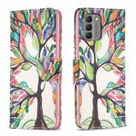 For Nokia G310 Colored Drawing Pattern Leather Phone Case(Tree Life)
