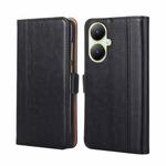 For vivo Y35+ 5G Ostrich Texture Horizontal Flip Leather Phone Case(Black)