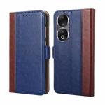 For Honor 90 5G Ostrich Texture Horizontal Flip Leather Phone Case(Blue)