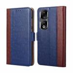 For Honor 90 Pro 5G Ostrich Texture Horizontal Flip Leather Phone Case(Blue)