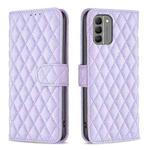 For Nokia G310 Diamond Lattice Wallet Flip Leather Phone Case(Purple)