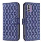 For Nokia G42 Diamond Lattice Wallet Flip Leather Phone Case(Blue)