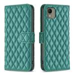 For Nokia C110 Diamond Lattice Wallet Flip Leather Phone Case(Green)