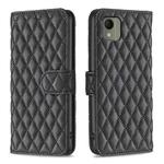 For Nokia C110 Diamond Lattice Wallet Flip Leather Phone Case(Black)