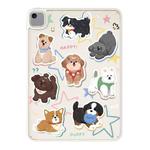 For iPad 10.2 2021 / 2020 / 10.5 Painted Acrylic Tablet Case(Star Puppy)