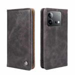 For vivo iQOO Neo 8 / 8 Pro 5G Non-Magnetic Retro Texture Leather Phone Case(Grey)