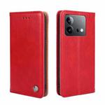 For vivo iQOO Neo 8 / 8 Pro 5G Non-Magnetic Retro Texture Leather Phone Case(Red)