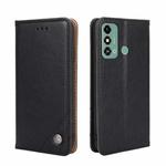 For ZTE Blade A53 4G Non-Magnetic Retro Texture Leather Phone Case(Black)