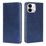 For vivo iQOO Z9x 5G Cow Texture Magnetic Leather Phone Case(Blue)