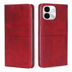 For vivo iQOO Z9x 5G Cow Texture Magnetic Leather Phone Case(Red)