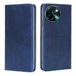 For vivo Y38 5G / T3x Global Cow Texture Magnetic Leather Phone Case(Blue)